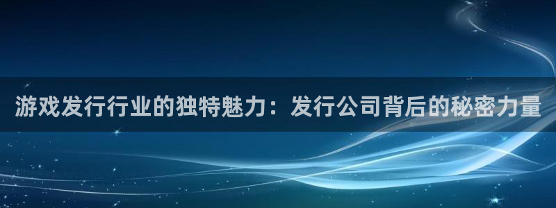 亿万28服装品牌怎么样：游戏发行行业的独特魅力：发行公司背后的秘密力量