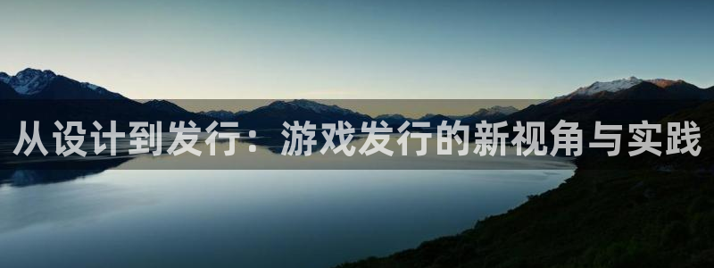 亿万28官网官网注册账号怎么注册：从设计到发行：游戏发行的新视角与实践
