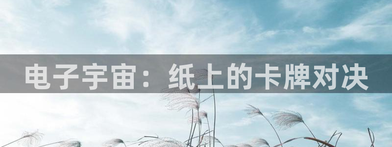 亿万28官网官网注册账号是什么：电子宇宙：纸上的卡牌对决